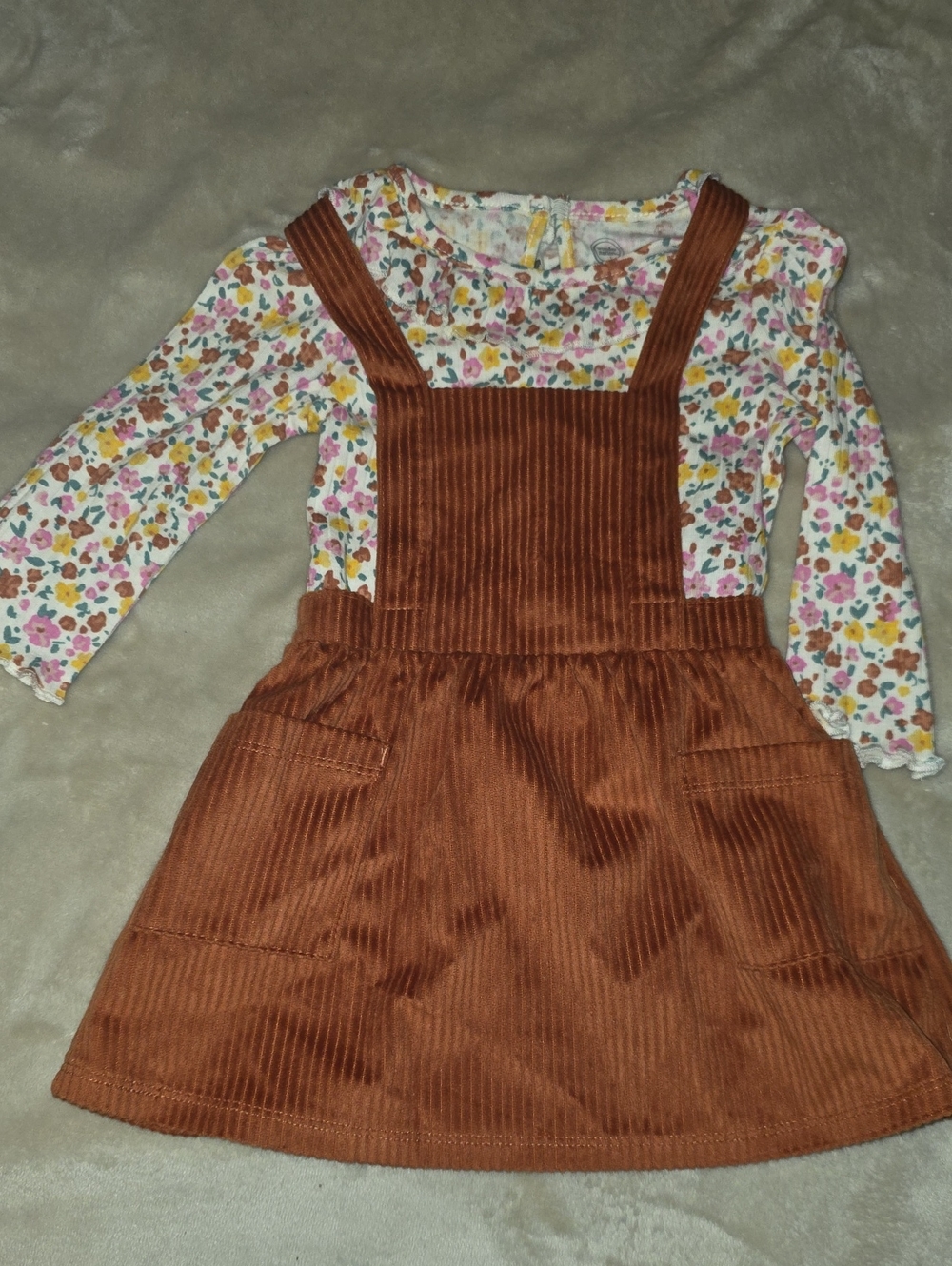 Wonder Nation Floral Fall Outfit